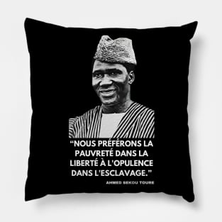 Ahmed Sékou Touré panafricaniste Pillow