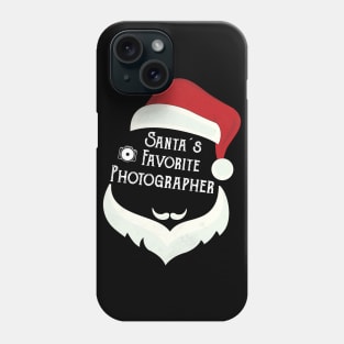 Santa's Favorite Photographer Funny Christmas Gift Phone Case