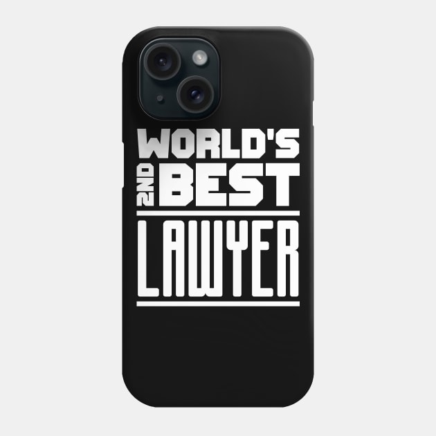 2nd best lawyer Phone Case by colorsplash