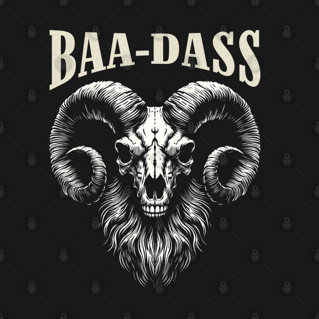 Creepy and Badass Ram Skull: Stylish beard by MetalByte