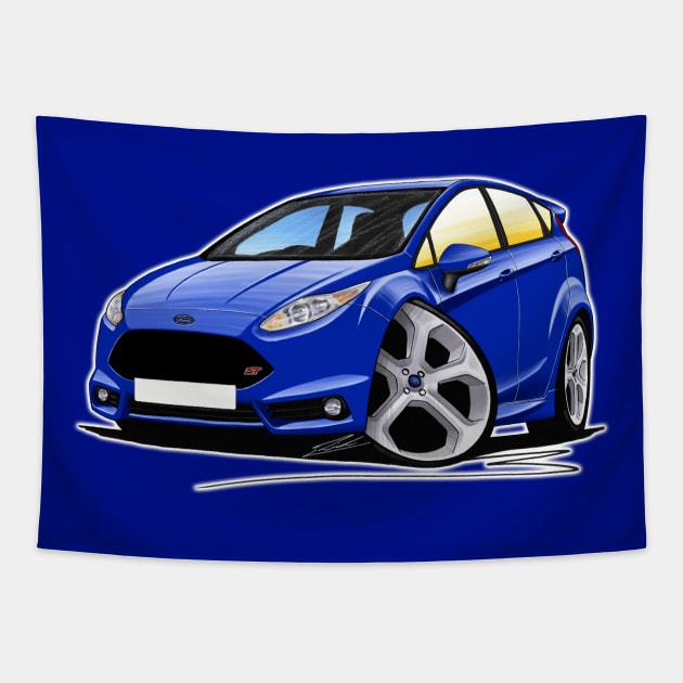 Ford Fiesta (Mk7) ST (5dr) Blue Tapestry by y30man5