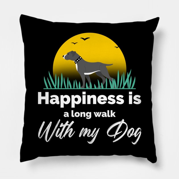 Happiness is a long walk with my dog Pillow by WizardingWorld