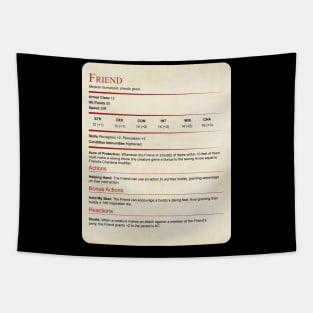 D&d Friend Statblock Tapestry