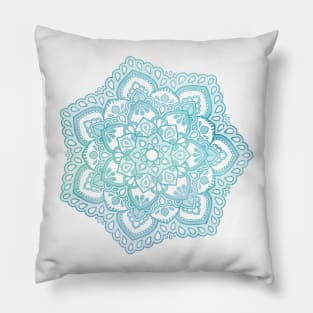 Blue Mandala Pillow