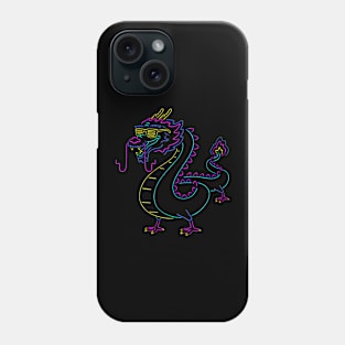 The Neon Dragon Phone Case