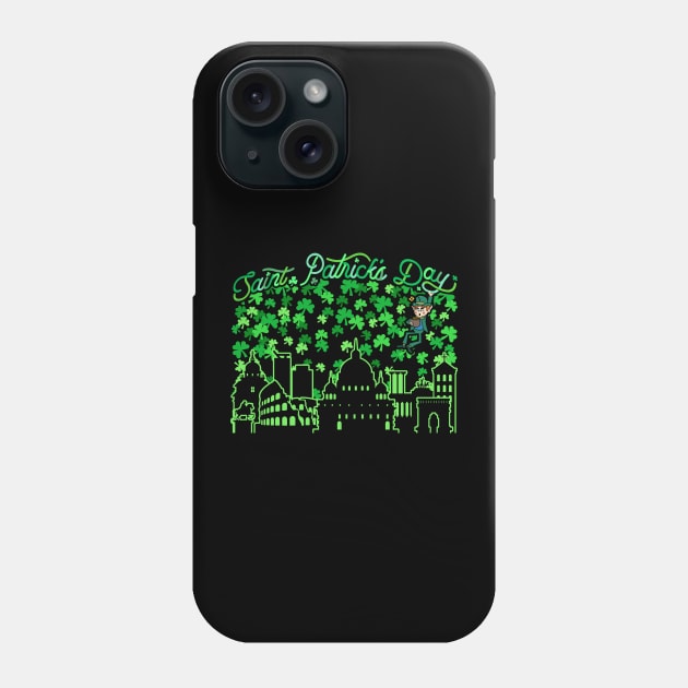 Saint Patrick's Day Rome Italy Phone Case by travel2xplanet