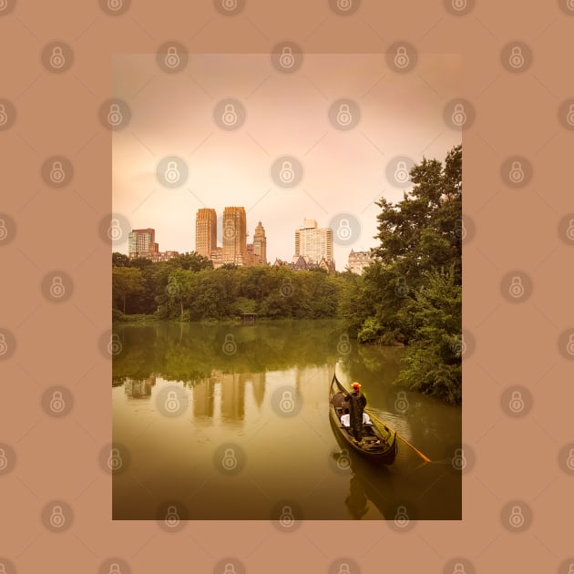 Central Park Gondola Ride Manhattan New York City by eleonoraingrid