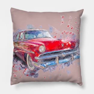 Old cars Pillow