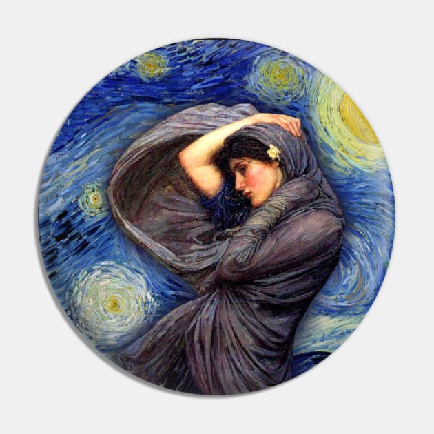 Boreas under the Starry Night Pin by FandomizedRose