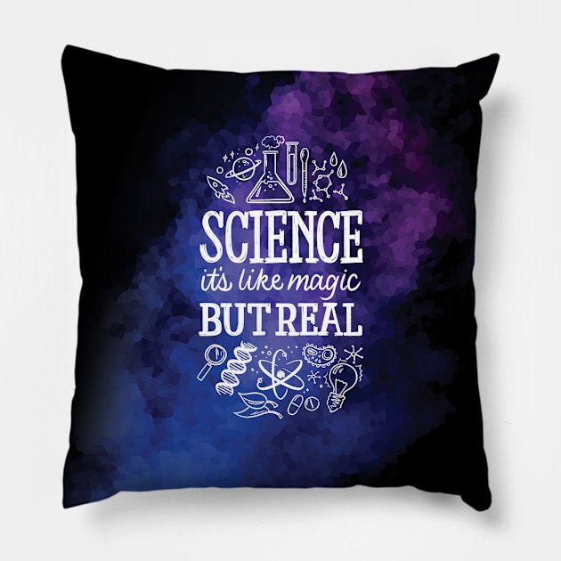 Science is like Magic Pillow by polliadesign