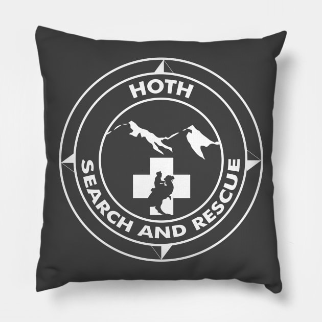 Hoth Search and Rescue Pillow by BoldlyGoingNowhere