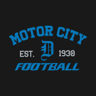 Motor City Football Dark T-Shirt