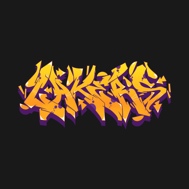 LA LAKERS by graffitiasik