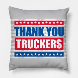 Thank You Truckers Pillow