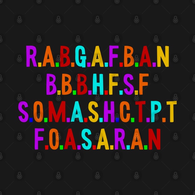 R.A.B.G.A.F.B.A.N - RABGAFBAN by Seaside Designs