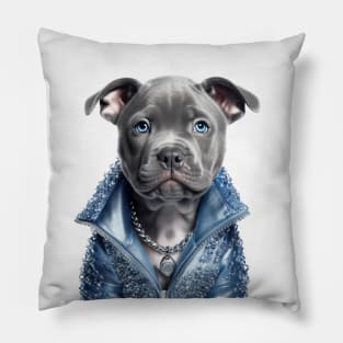 Staffy Fashion Pillow