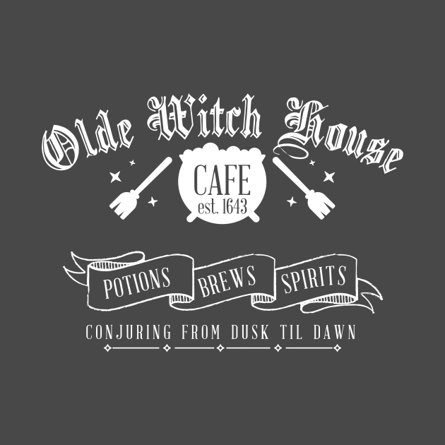 Olde Witch House Cafe by Cat Bone Design