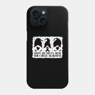 Gnome One Fights Alone Skin Cancer Awareness Phone Case