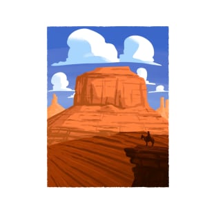 Old Cowboy and the Canyon T-Shirt