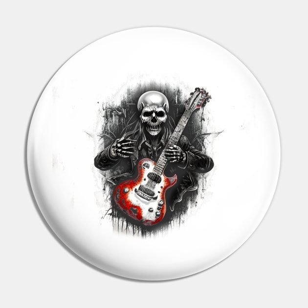 Hard Rock Metal Grunge style art Pin by Dope_Design