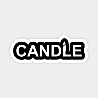 Candle Wordmark Magnet