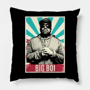 Vintage Retro Big boi Pillow