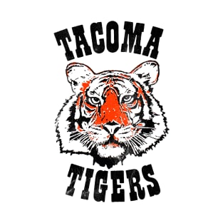 Tacoma Tigers -- MiLB Team -- Faded/Distressed Style T-Shirt