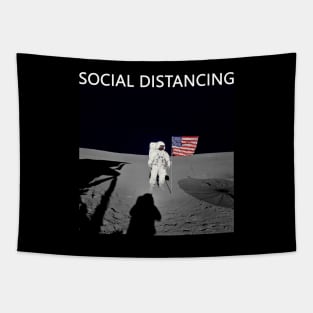 Social Distancing White(on top) Tapestry