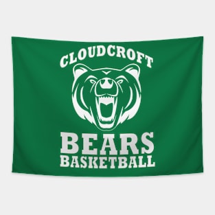 Cloudcroft Bears Basketball (White) Tapestry