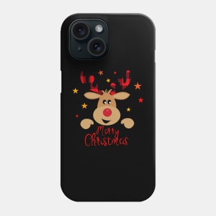 Merry Christmas Happy Deer Phone Case