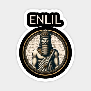 Enlil Sumerian God of the Wind Mesopotamian Gods Magnet