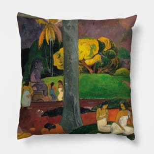 Mata Mua (In Olden Times) by Paul Gauguin Pillow