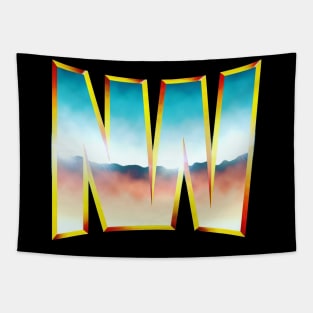 new wave logo Tapestry