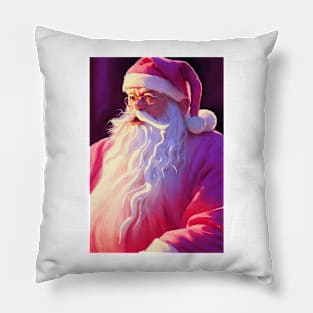 Pink santa claus Pillow