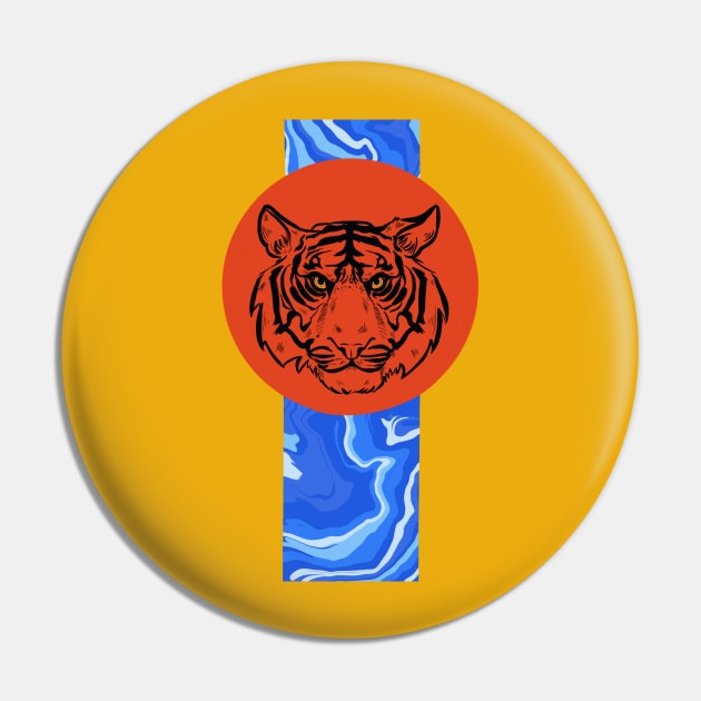 Tiger Eyes Pin by nel