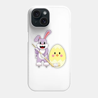 Rabbit Easter Easter egg Ice hockey Phone Case