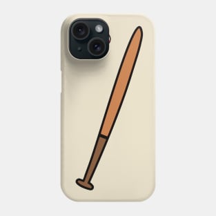 Cartoon baseball bat & ball Phone Case