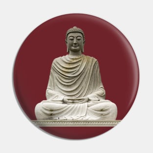 Meditating Buddha Pin