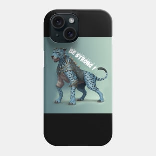 strange animal from Other World , Be Strong! Phone Case