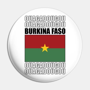 Flag of Burkina Faso Pin