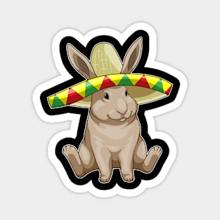 Bunny Mexican hat Magnet