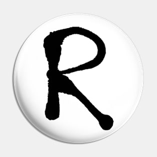 R - Inital / Sprayed Letter Pin