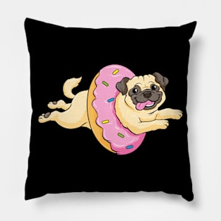 Dog with Sprinkles and Donat Pillow