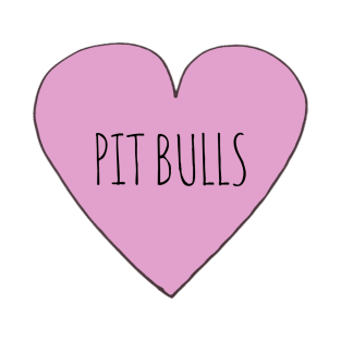 Love Pit Bulls T-Shirt