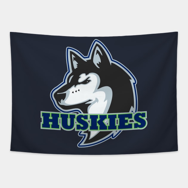 Huskies Tapestry by DavesTees