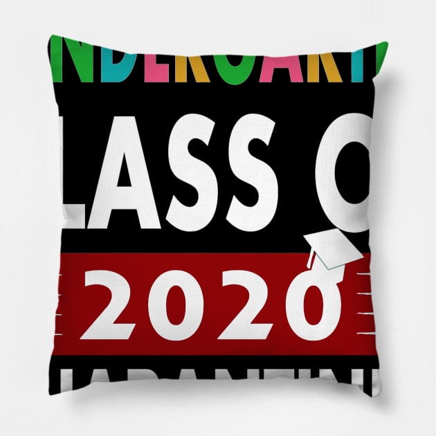 Kindergarten Class Of 2020 Quarantined Pillow by fabecco