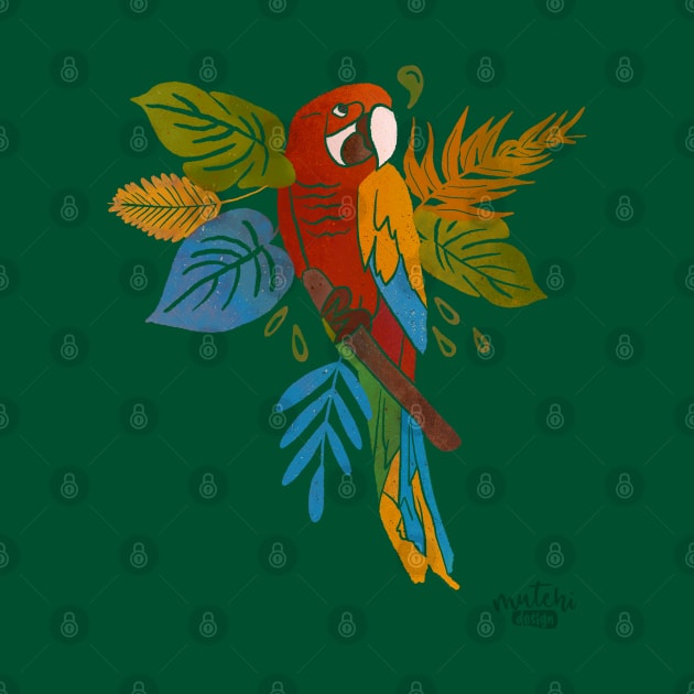 Colorful Parrot by MutchiDesign