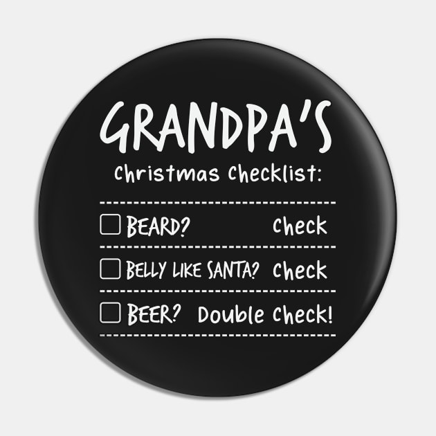 Grandpa's Christmas Checklist Pin by ryanjaycruz