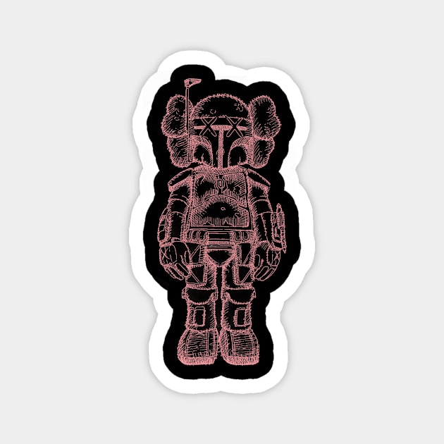 kaws new fiction Magnet by masihtitikterluka