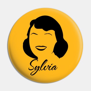 Sylvia Plath Pin